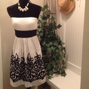 Roulette Strapless Dress